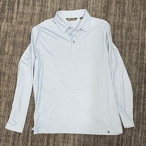 Travis Mathew Light Blue Polo Shirt